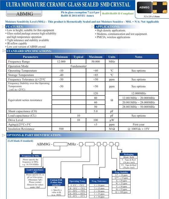ABM8G-12.000MHZ-18-D2Y-T ABM8G-12.000MHZ-18-D2Y-T