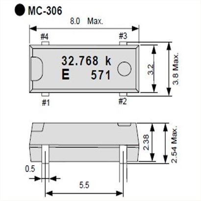 Q13MC3062000300,32.768K晶振,8038贴片晶振