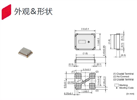 超小型SMD晶振,陶瓷面晶振,XRCPB25M000F2P00R0晶振