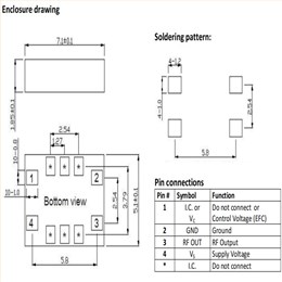 AXLE7050A-V-5-C-05-4F-24.000MHz,7050mm,AXTAL振荡器