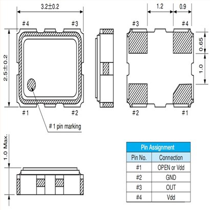 CSX325FJC24.000M-UT,CSX-325F,24MHz,3225mm,CITIZEN通信晶振